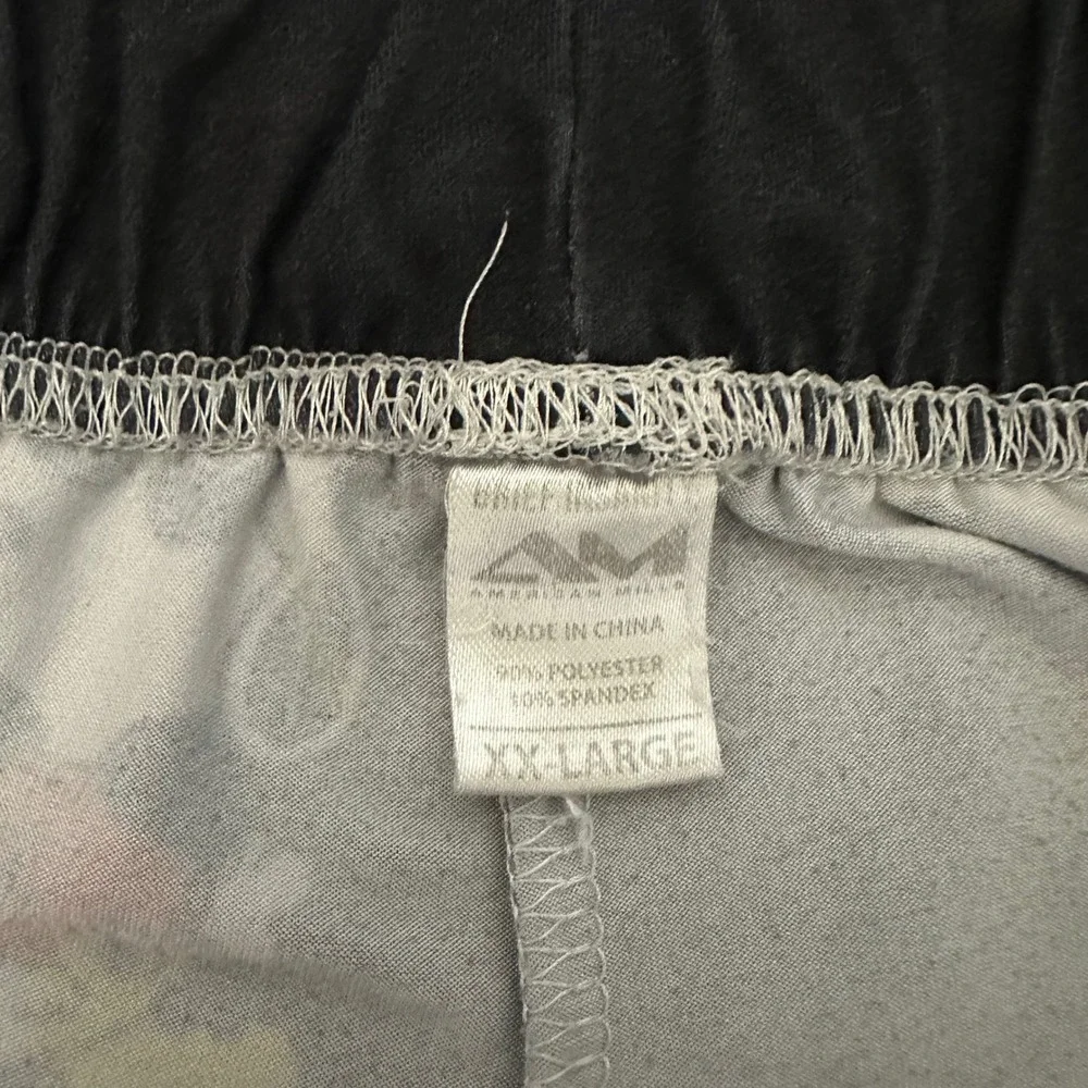 Brief Insanity Joe Cool Snoopy Peanuts Pajama Lounge Pants Black Women XXL